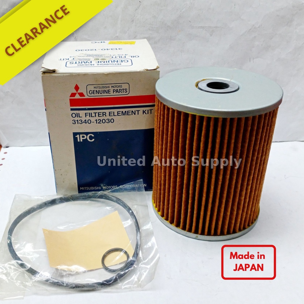 MITSUBISHI กรองน้ํามันสําหรับ CANTER GUTS FB300 4D5R1 31340-12030 CLEARANCE NOS O-7156