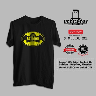 เสื้อยืด พิมพ์ลายโลโก้ Fatman Distro