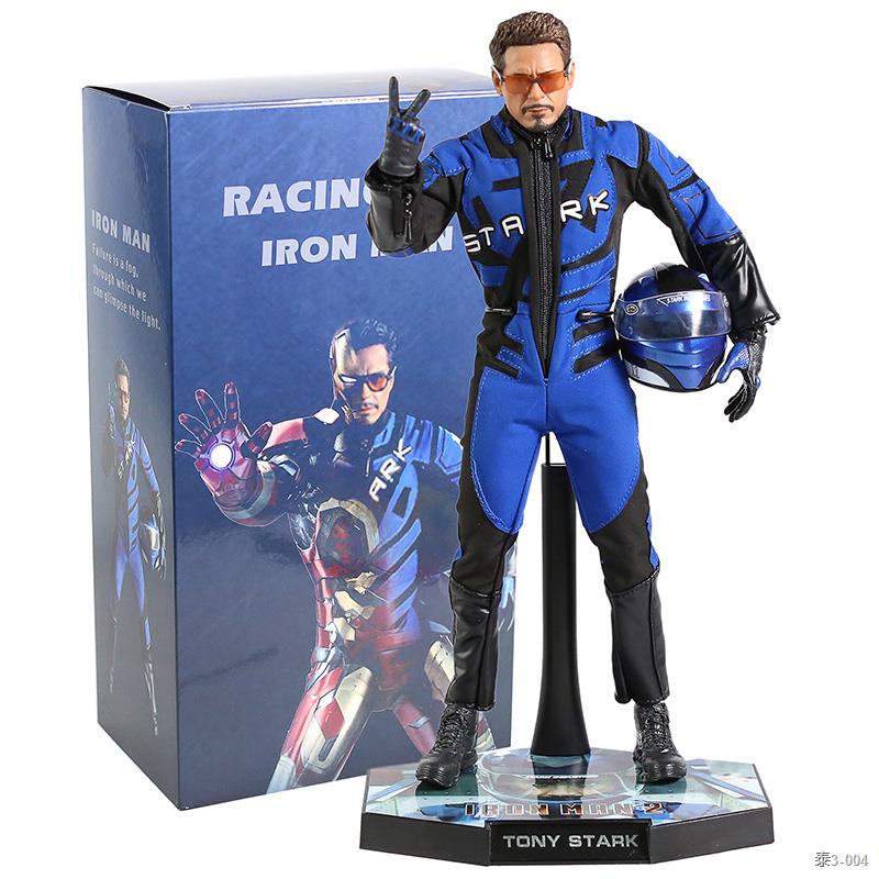 ►○❧Hot Toys Marvel Iron Man Tony Stark Racing Suit Ver. 1/6th Action Figure Collectible Model Toy