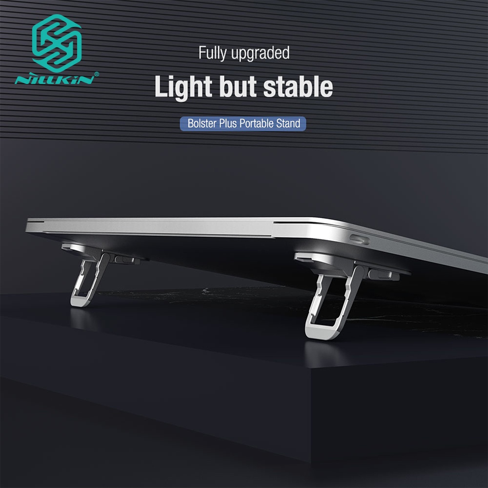 Nillkin Mini แบบพกพา 14-17 นิ้วขาตั้งแล็ปท็อปสากลอลูมิเนียม MacBook Desktop Holder Cooling