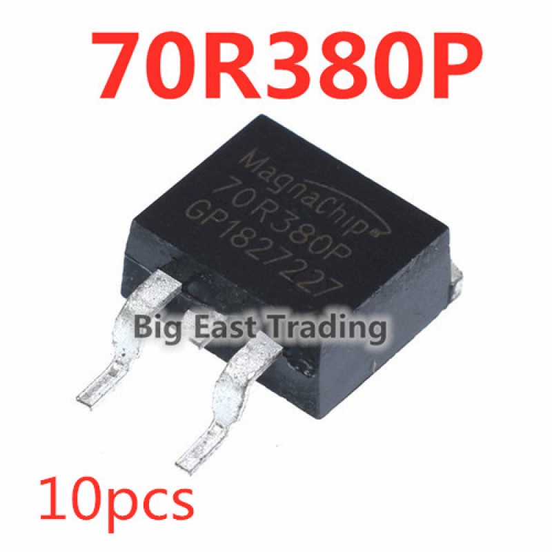 10PCS 70R380P MME70R380P TO-263 750V 11A รับประกันคุณภาพ jiashop