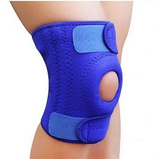 Knee Support  หุ้มเข่า วิ่ง ขี่จักรยาน อย่างปลอดภัย สีน้ำเงิน 2 ข้าง