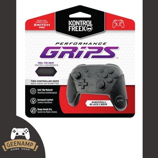 KontrolFreek [ของแท้ มือ1] : Performance Grips for NINTENDO SWITCH PRO : NIGHTFALL BLACK | NOIR  # Grip # kontrol freek