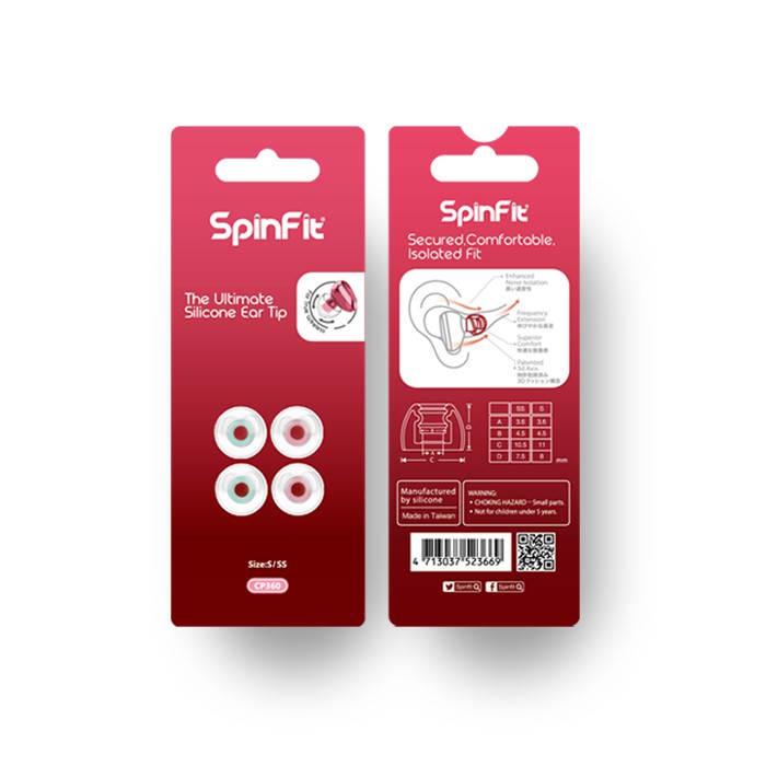 Spinfit CP360 จุกหูฟังที่ออกแบบมาสำหรับ True Wireless เป็นพิเศษและยังใช้กับหูฟังปกติ ให้คุณภาพเสียงที่ดีขึ้นอย่างชัดเจน