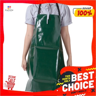 เอโร่ ผ้ากันเปื้อนPVC ขนาด 26x30 นิ้ว สีเขียวaro Apron Pvc Green(1*2)M-Gpm-2G