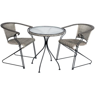 2 CHAIR PATIO SET#SP-BD-1658 BROWN