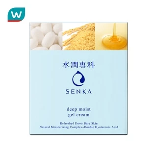 Senka เซนกะ ดีพ มอยส์ เจล ครีม 50 กรัม ครีมบำรุงผิวหน้า ชุ่มชื่น ผิวกระจ่างใส
