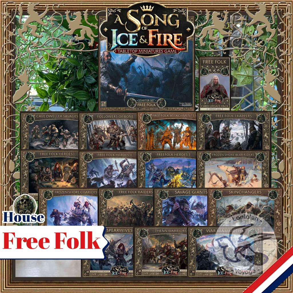 A Song of Ice & Fire Free Folk House - Tabletop Miniatures Game [Boardgame]