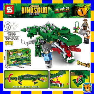 ตัวต่อ WORLD DINOSAUR จระเข้ SY1506 จำนวน 520+ ชิ้น