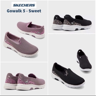 Skechers/skechers Go walk 5 Fiore/Skechers รองเท้าสเก็ตเชอร์ สําหรับผู้หญิง