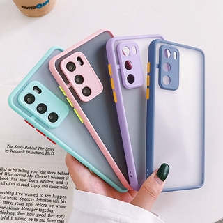 เคสTPU เคสหลังด้านกล้องขอบสี Huawei P40 P40Pro P30 P20 Pro Lite