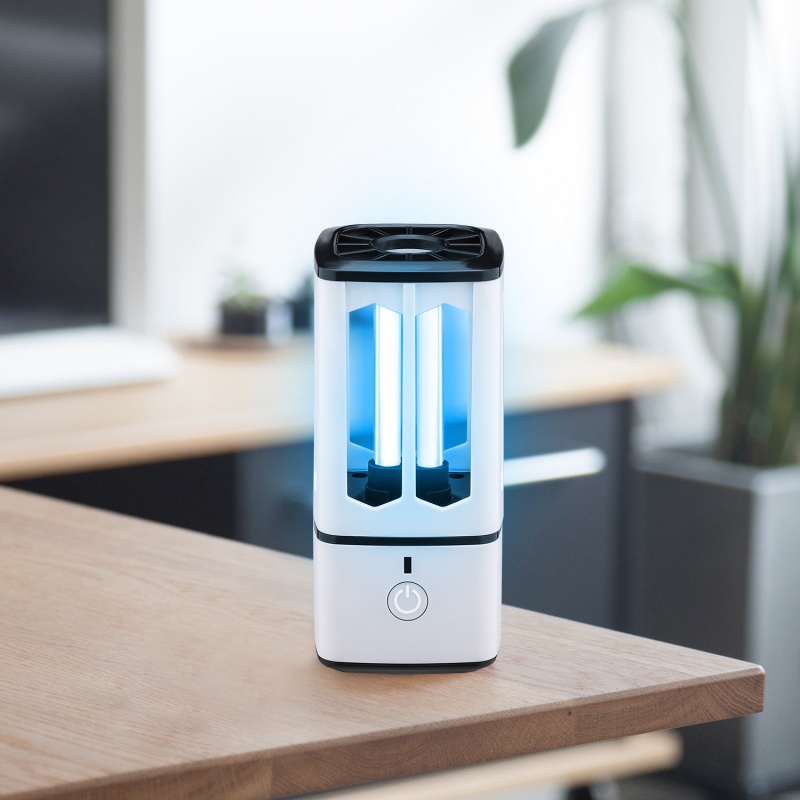 โคมไฟฆ่าเชื้อโรค อัลตราไวโอเลต ชาร์จ USB ฆ่าเชื้อโรค โอโซน ฆ่าเชื้อโรค ฆ่าเชื้อโรค แบบพกพา UVC สีม่ว