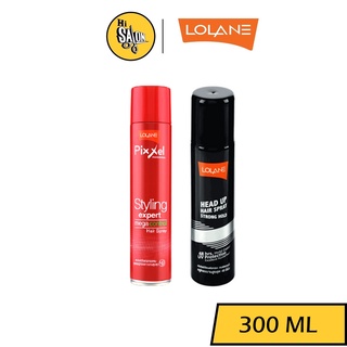 Lolane Head Up Hair Spray Strong Hold / Lolane Styling Expert mega control Hair Spray สเปรย์จัดแต่งทรงผม โลแลน 300 ml.