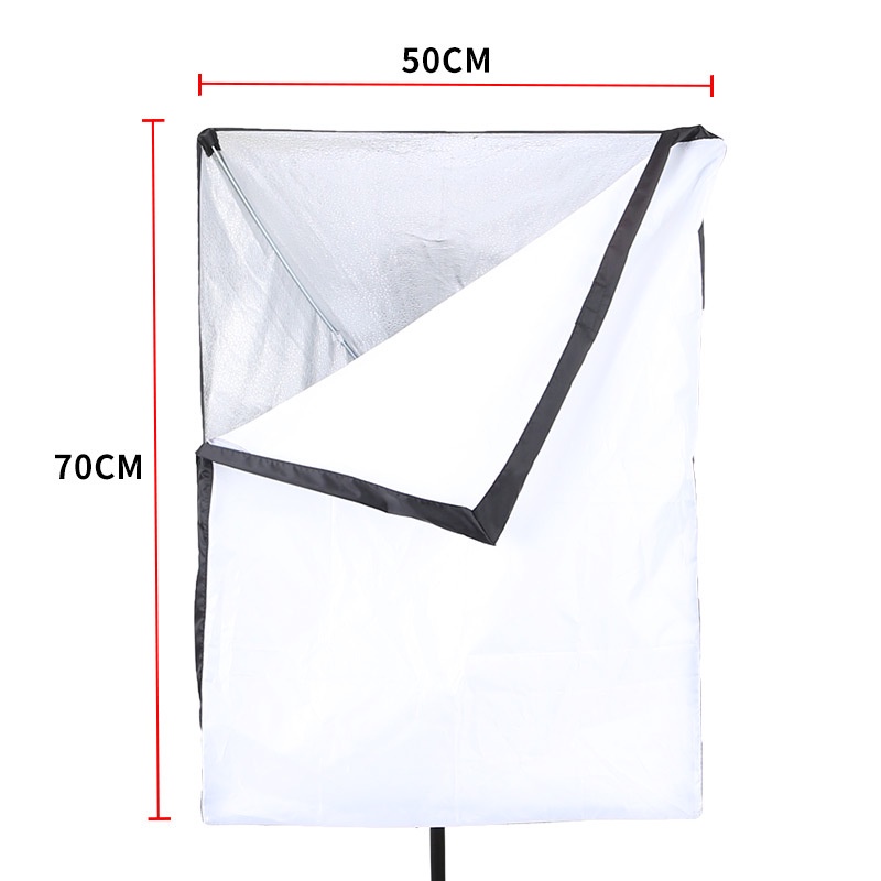 ชุด Softbox โคมไฟซอฟบ็อกซ์ 1ขั้ว （ แปดเหลี่ยม ขาว）/（50*70ดำ） สั่งพร้อมขาตั้งไฟ2เมตรได้ด้วย