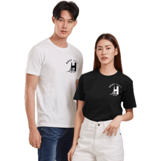 haas เสื้อยืดแขนสั้น unisex ผู้ชาย ผู้หญิง ลายสกรีน SHSK2632