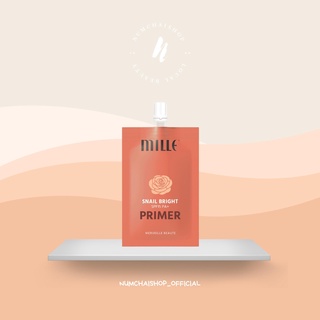 MILLE SNAIL BRIGHT PRIMER SPF 15 PA+ | มิลเล่ สเนล ไบรท์ ไพร์เมอร์ [ แบบซอง ]