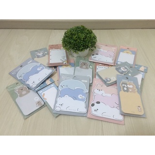 กระดาษโน๊ต NOTE PAD Moshi Moshi สำหรับจดบันทึก ลายการ์ตูน มีกาวในตัว