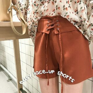 Easy lace-up shorts กางเกงขาสั้น