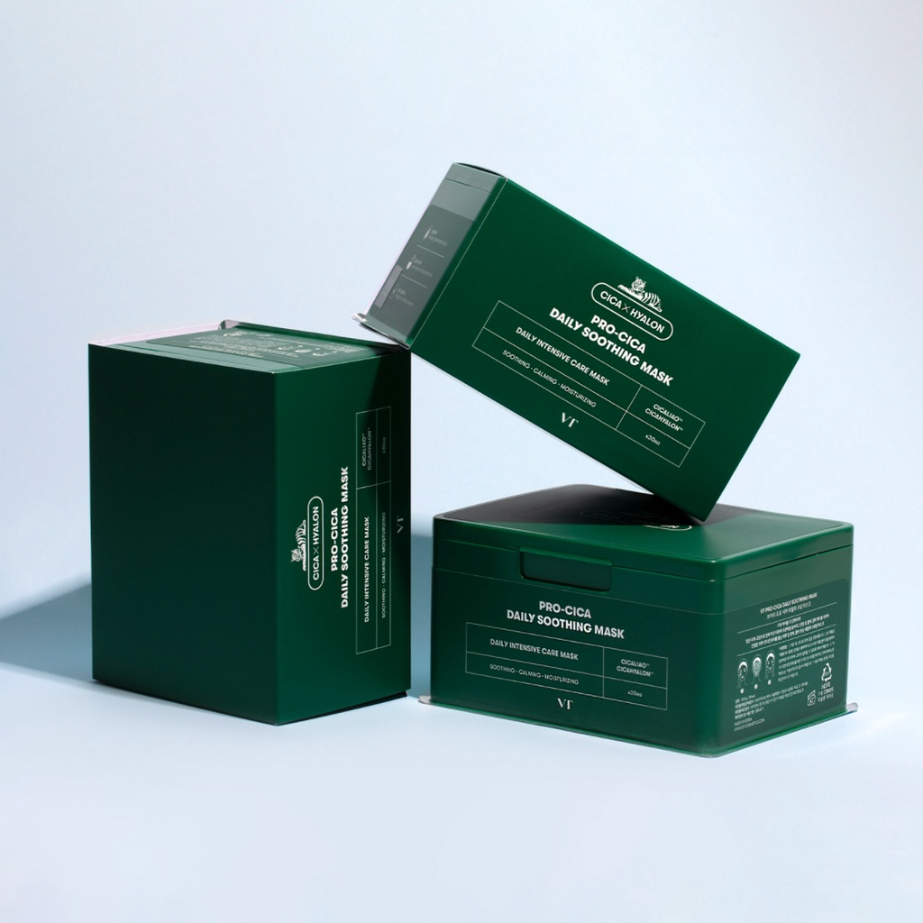 Vt Pro Cica Daily Soothing Mask 350 กรัม / 30 แผ่น