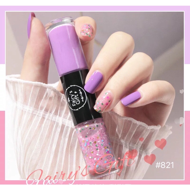 สีทาเล็บ ยอดนิยมปี 2024 ยาทาเล็บมี 2 สี สีทาเล็บไม่ต้องอบ แห้งไว ติดทนนานโดยไม่ซีดจาง สีเจล เล็บเจล