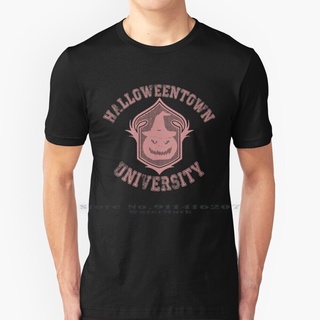 T-shirt  เสื้อยืด ผ้าฝ้ายแท้ พิมพ์ลายภาพยนตร์มหาวิทยาลัยฮาโลวีนS-5XL