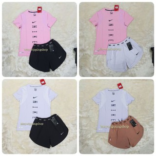 ชุดออกกำลังกาย เสื้อกีฬา + กางเกง