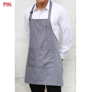ผ้ากันเปื้อน ผ้ากันเปื้อนเต็มตัว ผ้า comb สายผูกเอว - PMK Polomaker