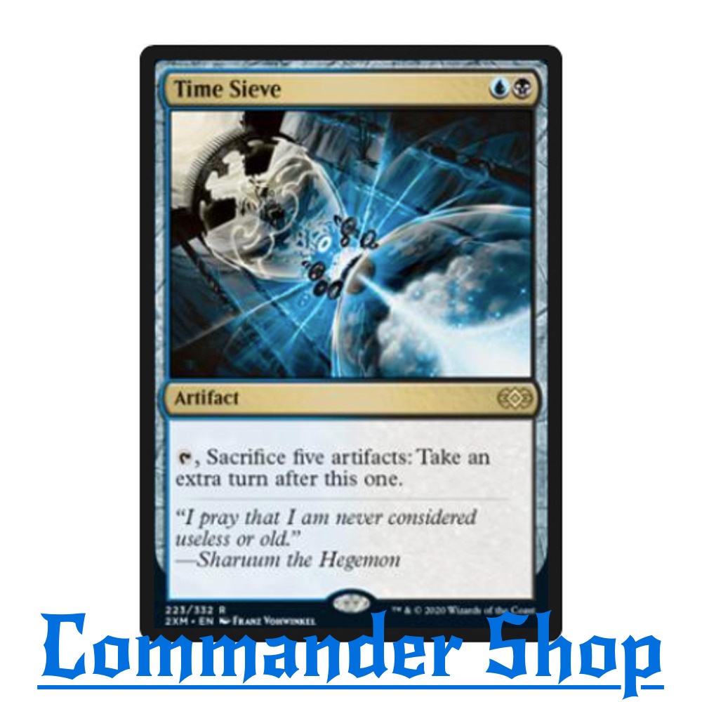 Time Sieve (Artifact) Blue Black การ์ดเกม Magic The Gathering (MTG)