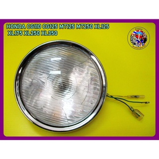 ไฟหน้า  ไฟจานฉาย  - HONDA CG110 CG125 MT125 MT250 XL125 XL175 XL250 XL350 GL100 JX100 Headlight