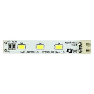 SAMSUNG อะไหล่แท้ หลอดไฟตู้เย็น/หลอดในตู้เย็น อะไหล่ตู้เย็น DA41-00519R :DA41-00519X ASSY LAMP LED;3EA,CEM-1,65*10*1.6T