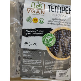 TEMPEH Organic เทมเป้ถั่วดำ Black Beans   230 กรัม fresh from nature