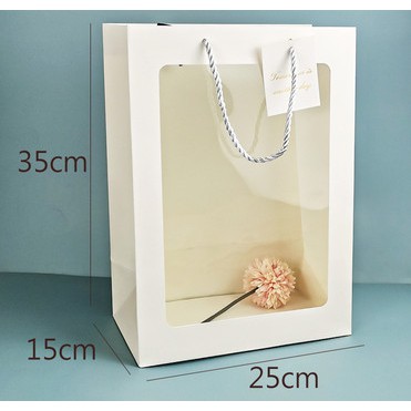 ถุงหิ้วกระดาษ ช่องหน้าต่าง ถุงกระดาษของขวัญ (TT29) - รูปที่ 4