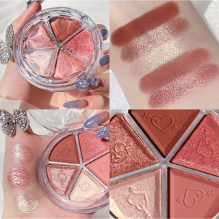 อายแชโดว์แท้DIKALU COCO VENUSพาเลทอายแชโดว์ 5สี เนื้อดินน้ำมัน สีสวย ติดทน กันน้ำDKL05