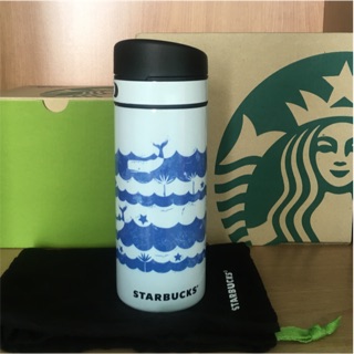 Starbucks กระบอกร้ำปลาวาฬ 11.8 oz. ของแท้