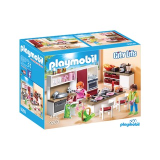 Playmobil 9269 City Life Modern House Kitchen Figure แอ็คชั่นฟิกเกอร์ ซิตี้ไลฟ์ โมเดิร์นเฮ้าส์ ห้องครัว (PM-9269)