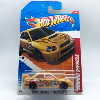 รถเหล็ก Hotwheels SUBARU IMPREZA THRILL RACERS VOLCANO 11 (ib21)