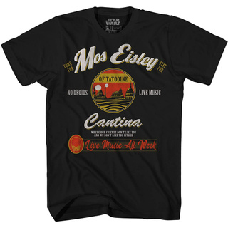 T-shirt  เสื้อยืด พิมพ์ลายกราฟิก Star WARS Mos Eisley Cantina Tatooine สําหรับผู้ชาย และผู้ใหญ่S-5XL