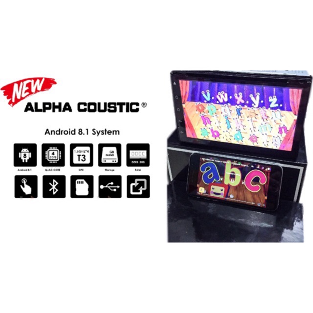 วิทยุแอนดรอย์ หน้าจอ 7 นิ้วAlpha Coustic MP-1769