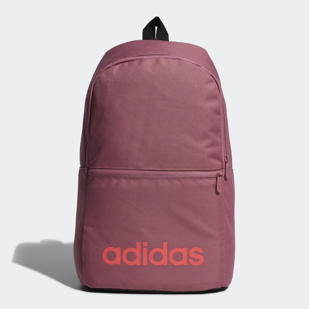 Adidas Linear Classic Daily กระเป๋าเป้สะพายหลัง GE5568 สีชมพู สําหรับแล็ปท็อป