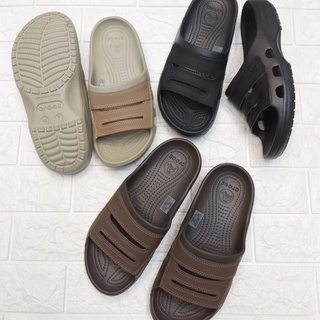 รองเท้าแตะ CROCS YUKON MESSA SLIDE II SENDAL CROC SLIDE สําหรับผู้ชาย