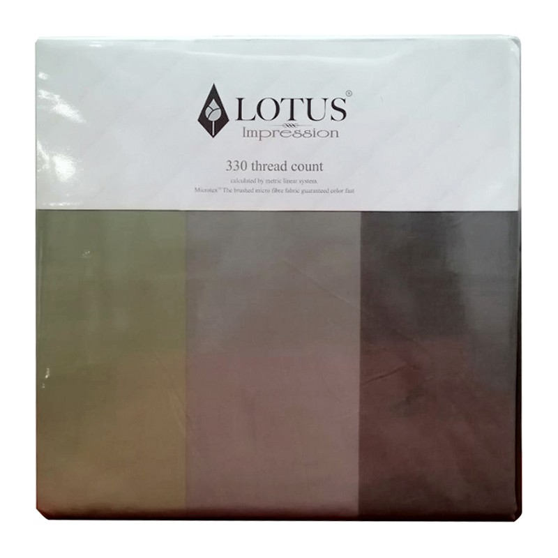 🔥สินค้าขายดี!! โลตัส ผ้าปูที่นอน รุ่น LISD12B ขนาด 3.5 ฟุต แพ็ค 3 ชิ้น Bed Sheet 3.5 Ft 3 Pcs Lisd12B
