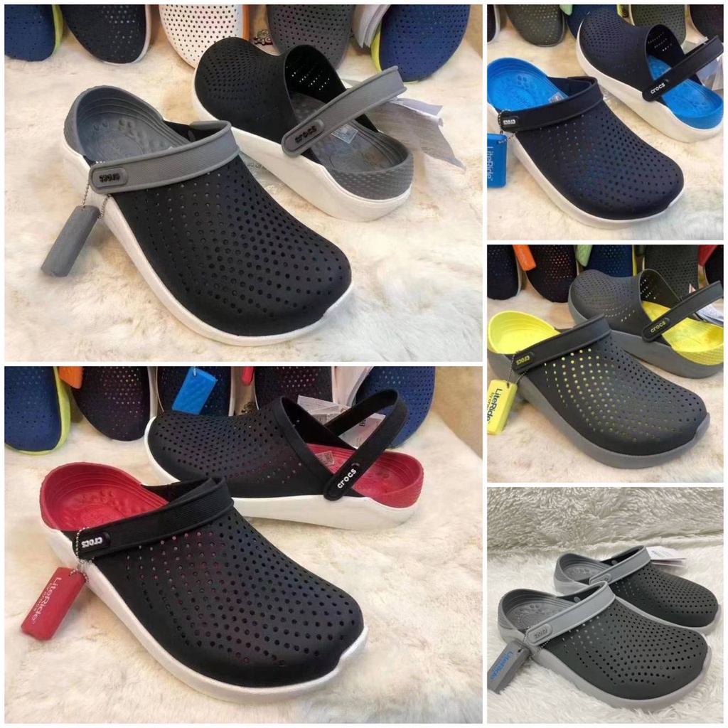 รองเท้าแตะหัวโต รัดส้น ชาย หญิง Crocs LiteRide Clog (สินค้าใหม่ ขายดี ชนช้อป) สีใหม่พร้อมส่ง!!