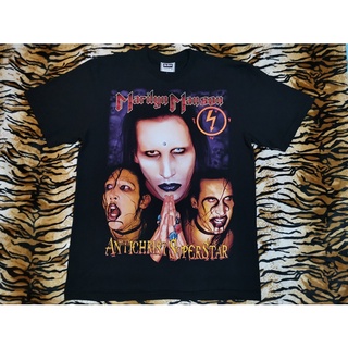 เสื้อ MARILYN MANSON BOOTLEG เสื้อวง เสื้อทัวร์ เสื้อลายวงมารีลีนแมนสัน ลายโหด