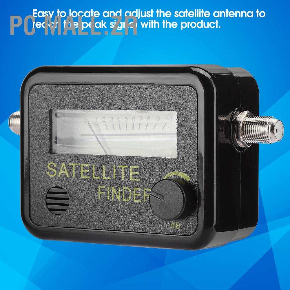 PC Mall.zr 9501 Sensitive Satellite Finder Signal Strength Meter Black with Digital Screen #8