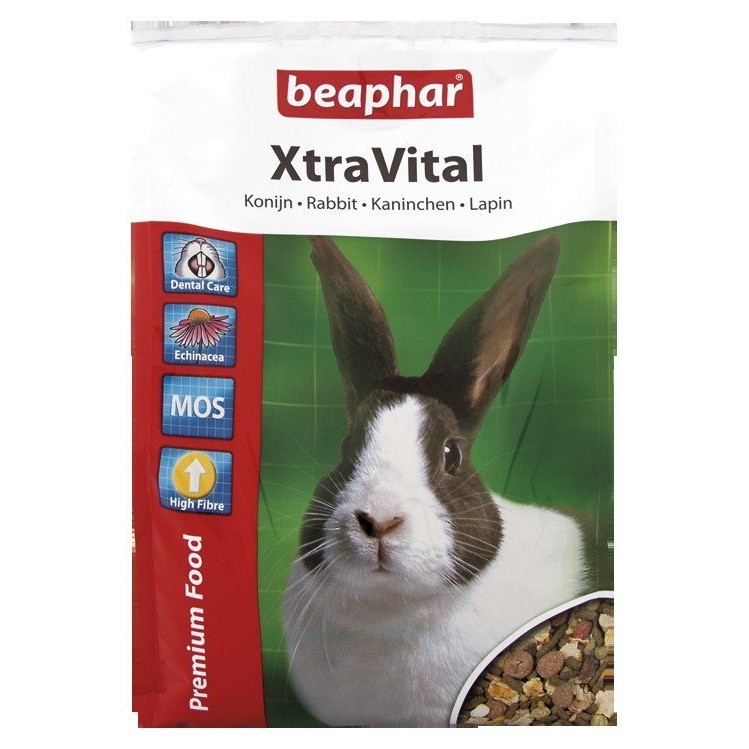 Beaphar Xtravital Rabbit อาหารกระต่ายโต จากประเทศเนเธอร์แลนด์ 1 กก.