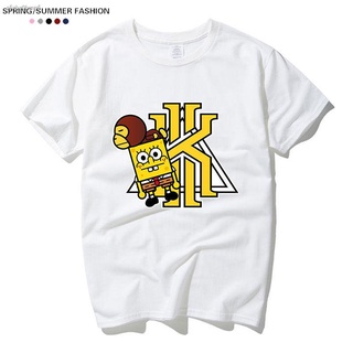 เสื้อยืดที่คุณต้องการ♂❦2022 ฤดูใบไม้ผลิและฤดูร้อนใหม่ Irving SpongeBob SquarePants star เสื้อยืดแขนสั้นชายและหญิงนักเรีย