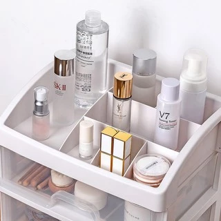 ปลีก/ส่ง แถมฟรี!สติ๊กเกอร์ ชั้นเก็บอุปกรณ์แต่งหน้า เครื่องสำอาง พร้อมลิ้นชัก