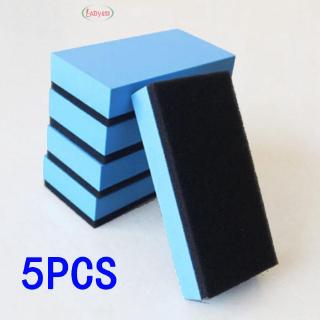 ฟองน้ําเคลือบกระจกรถยนต์ 5 ชิ้น applicator 7 . 5x5 x 1 . 5 ซม.