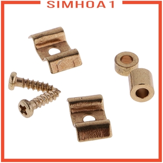 ( Simhoa1 ) 2 ชิ้น Roller String Retainer ต้นไม้พร้อมสกรูสําหรับกีตาร์ไฟฟ้า St