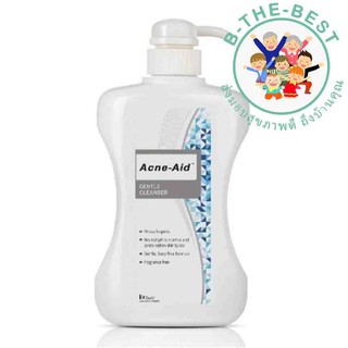 Acne Aid แอคเน่-เอด เจนเทิ่ล คลีนเซอร์ 500 มล  สำหรับปัญหาสิวเหมาะสำหรับผิวแห้งถึงผิวผสม รวมถึงผิวแพ้ง่าย สิวผดol00194